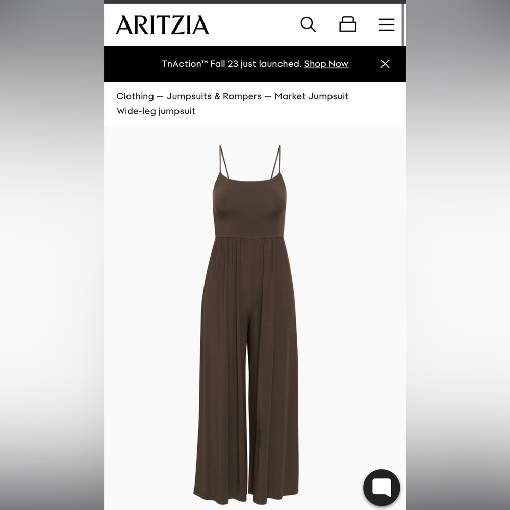 Aritzia Wide Leg Market Jumpsuit - Size Medium - New with Tags
